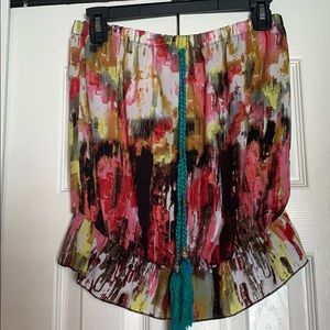 Swoon tube multi-color top size Medium